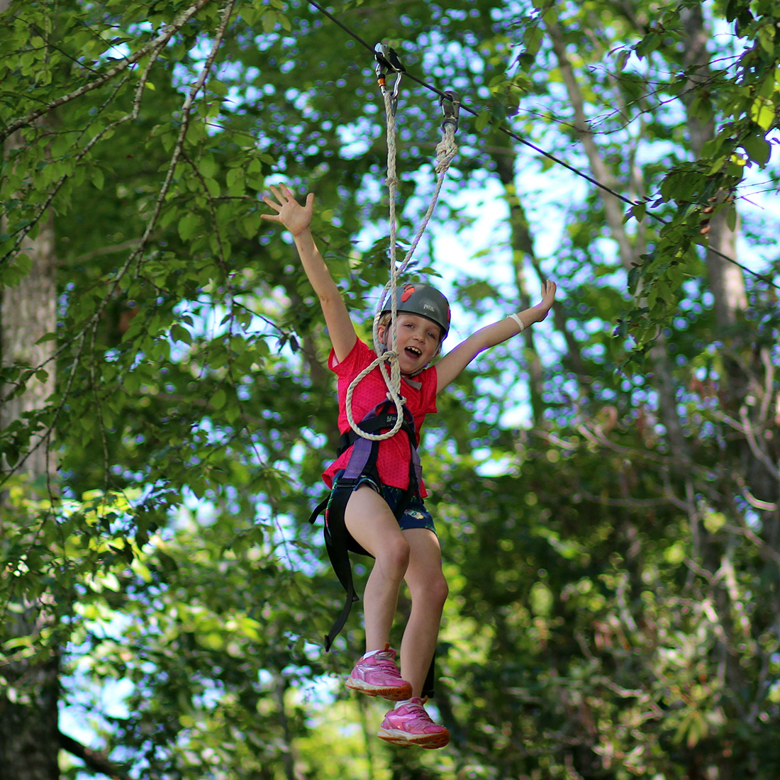 zip line child