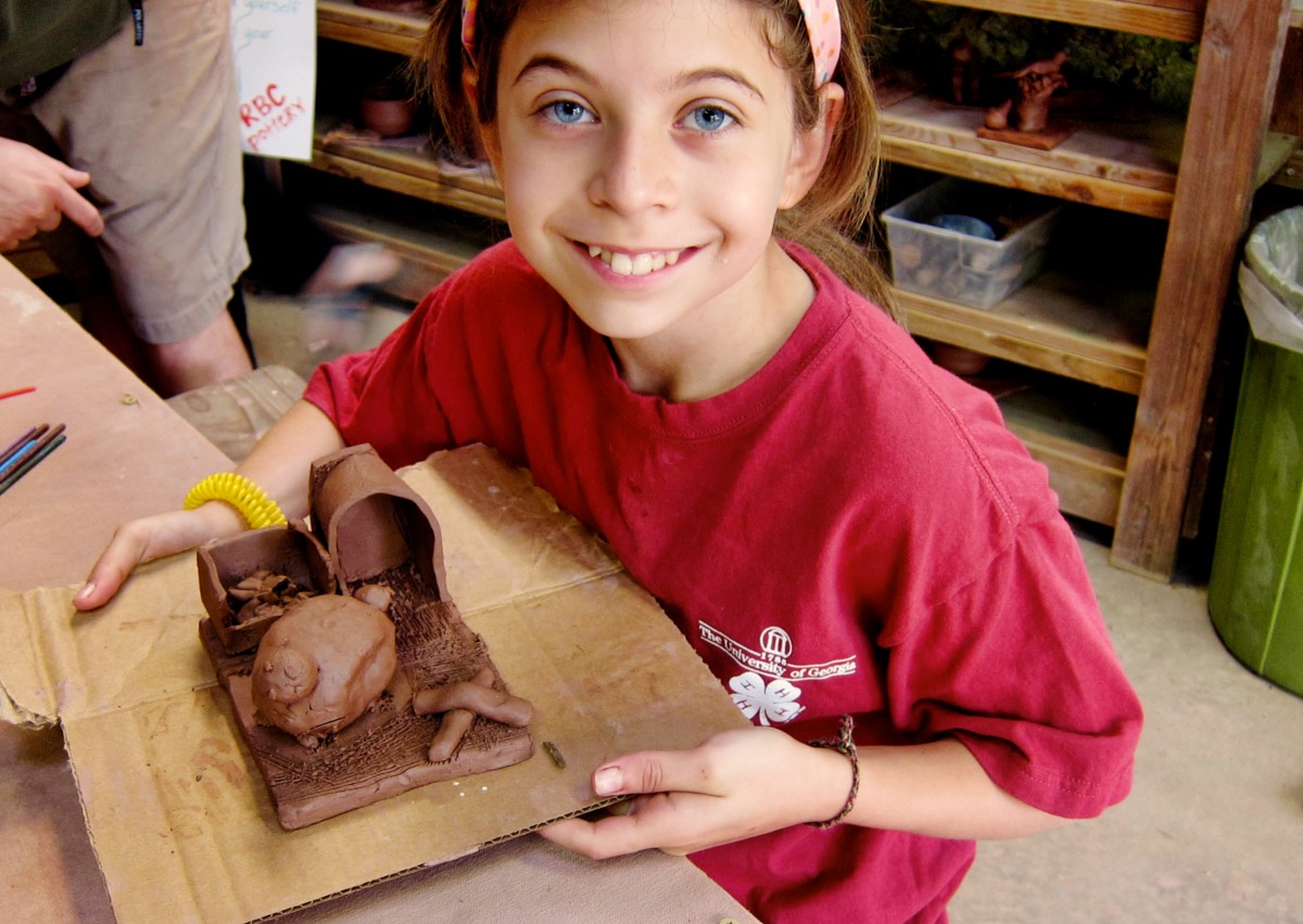 Pottery Sculpture Kid