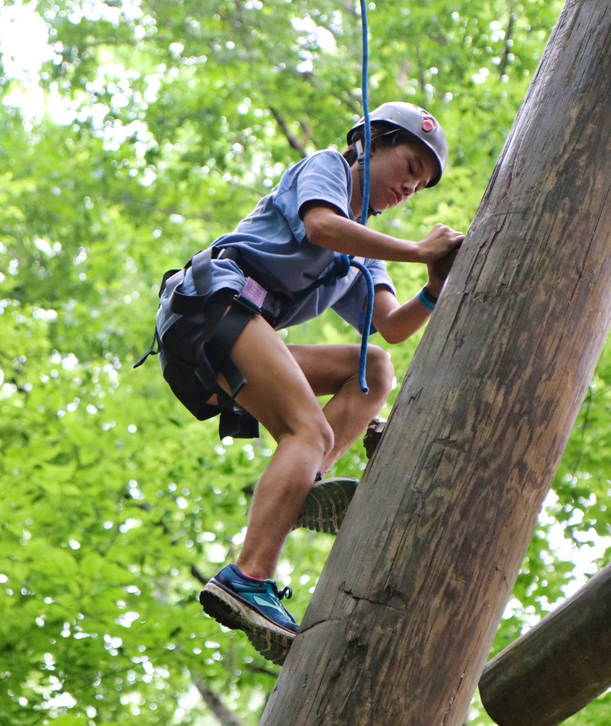 alpine tower girl climber