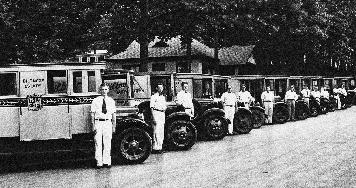 Biltmore Farms dairy trucks