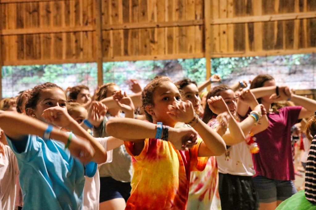 Dancing Camp Girls