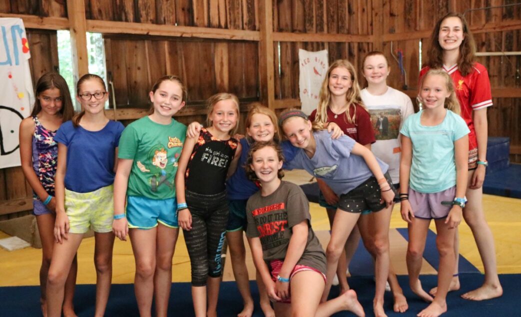 gymnastics camp girls