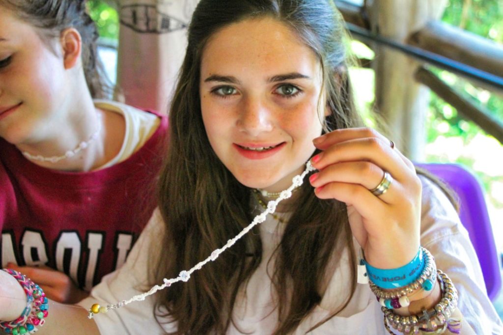 necklace camp girl