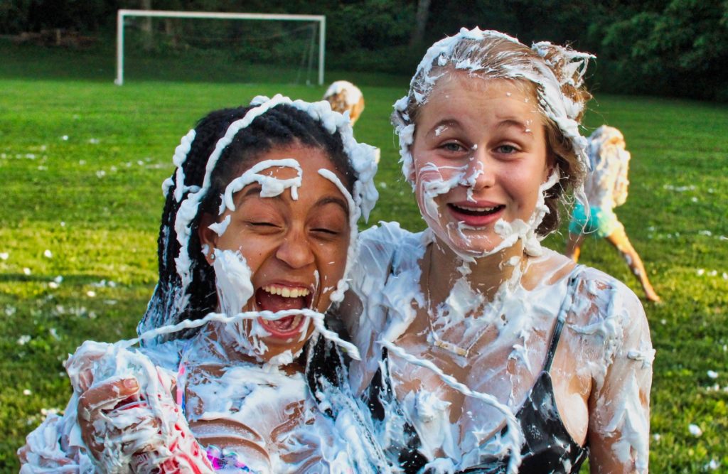 shaving cream friends