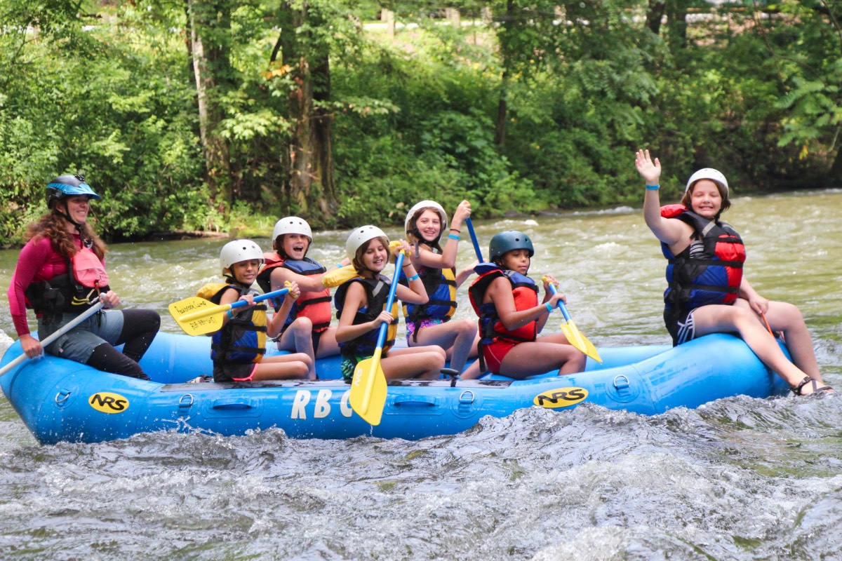 camp rafting kids