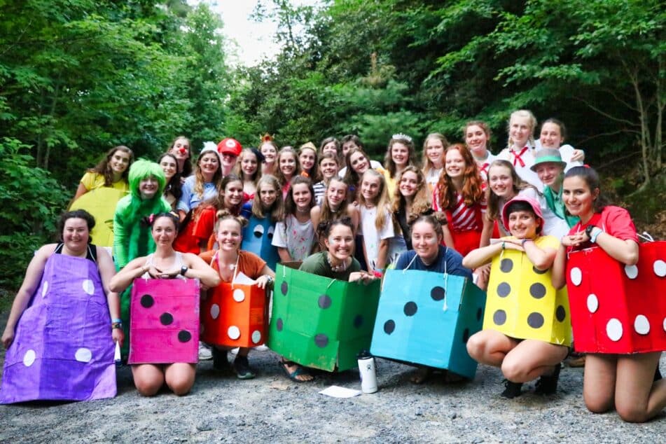 camp banquet costumes for girls