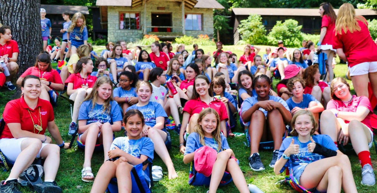 Girl Camp Assembly