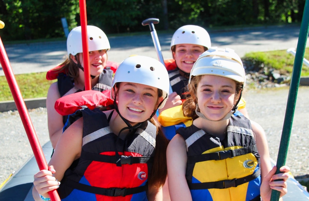 Rafting Camp Girls