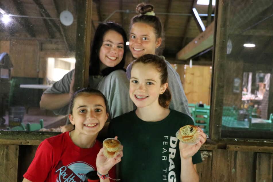 Muffin eating girls