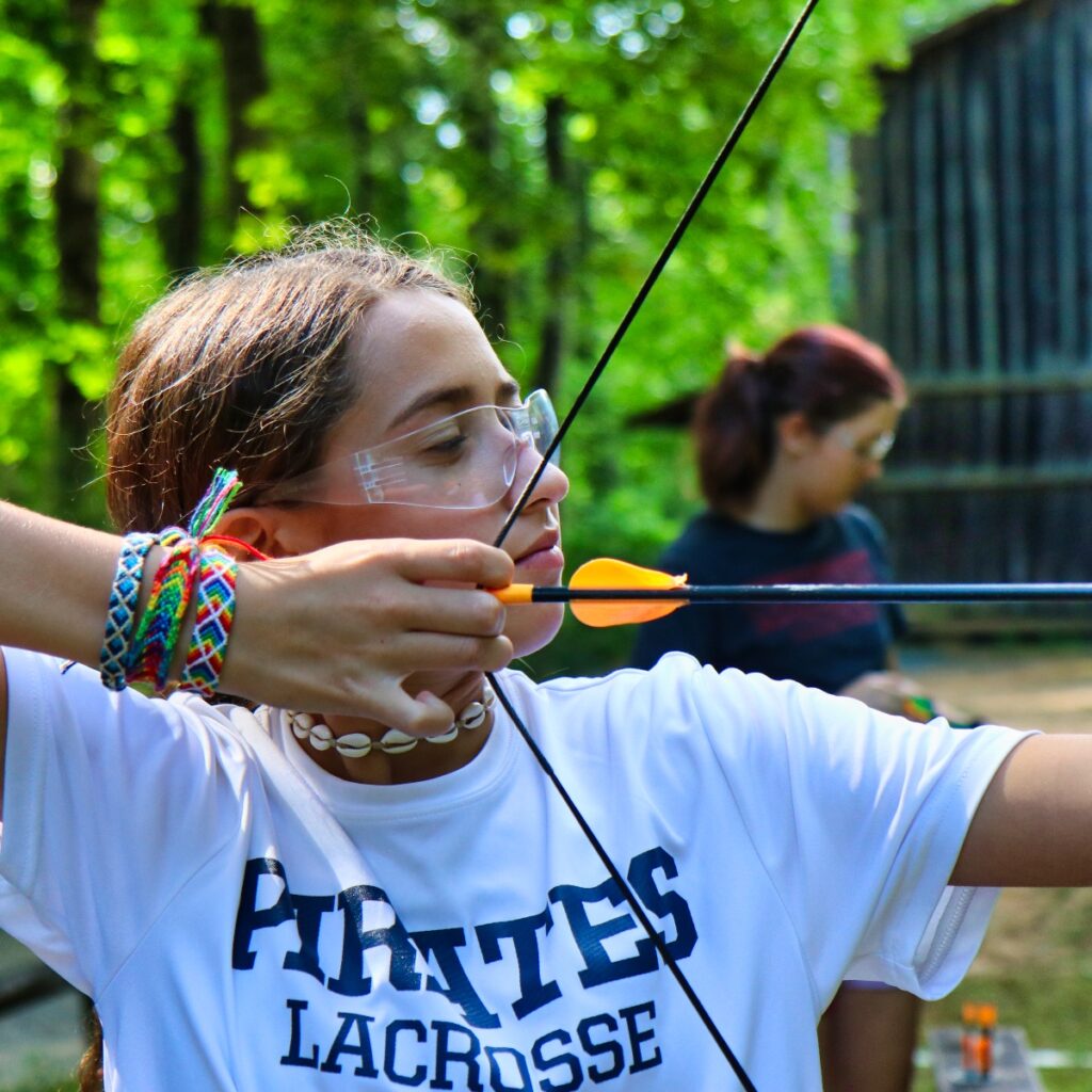 archery girls wearing bracelets