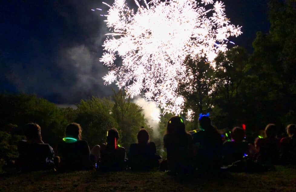 NC camp fireworks show