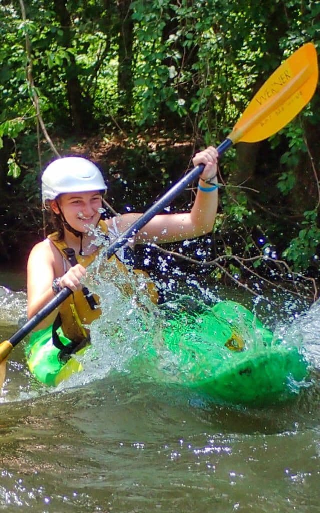 kayaking camp child