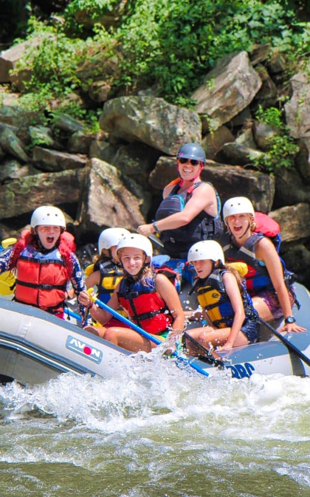 rafting camp children