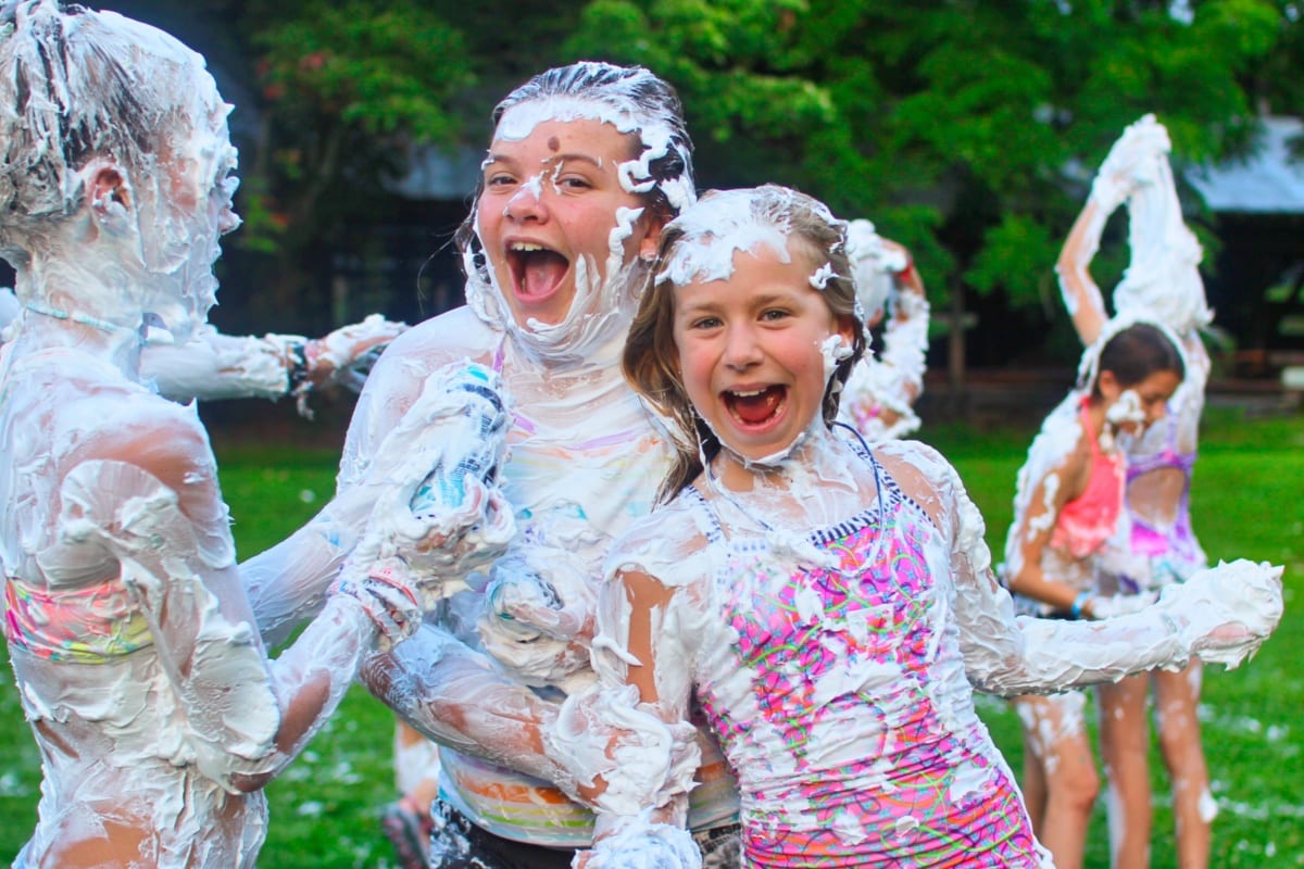 Shaving Cream Kids Camp