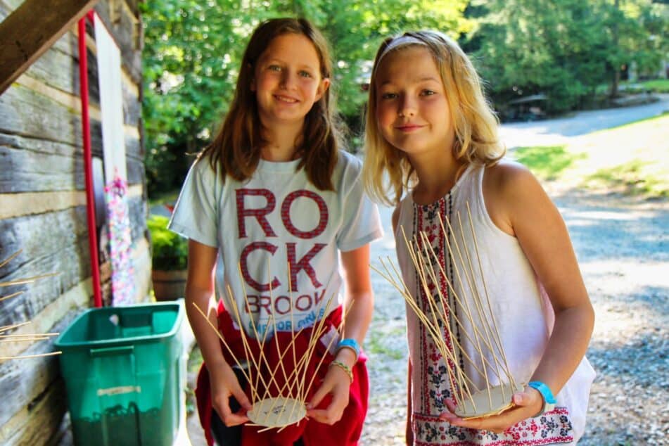 basket weaving camp kids
