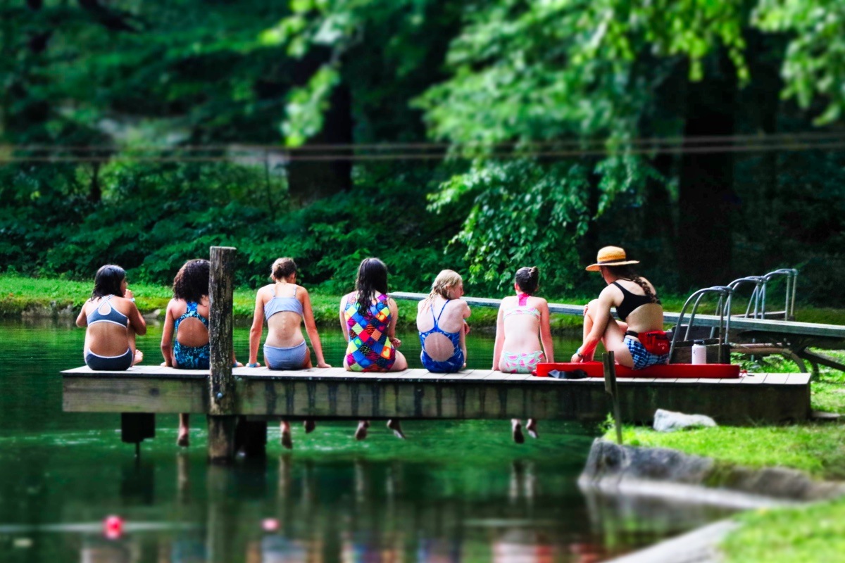 dock at camp lake