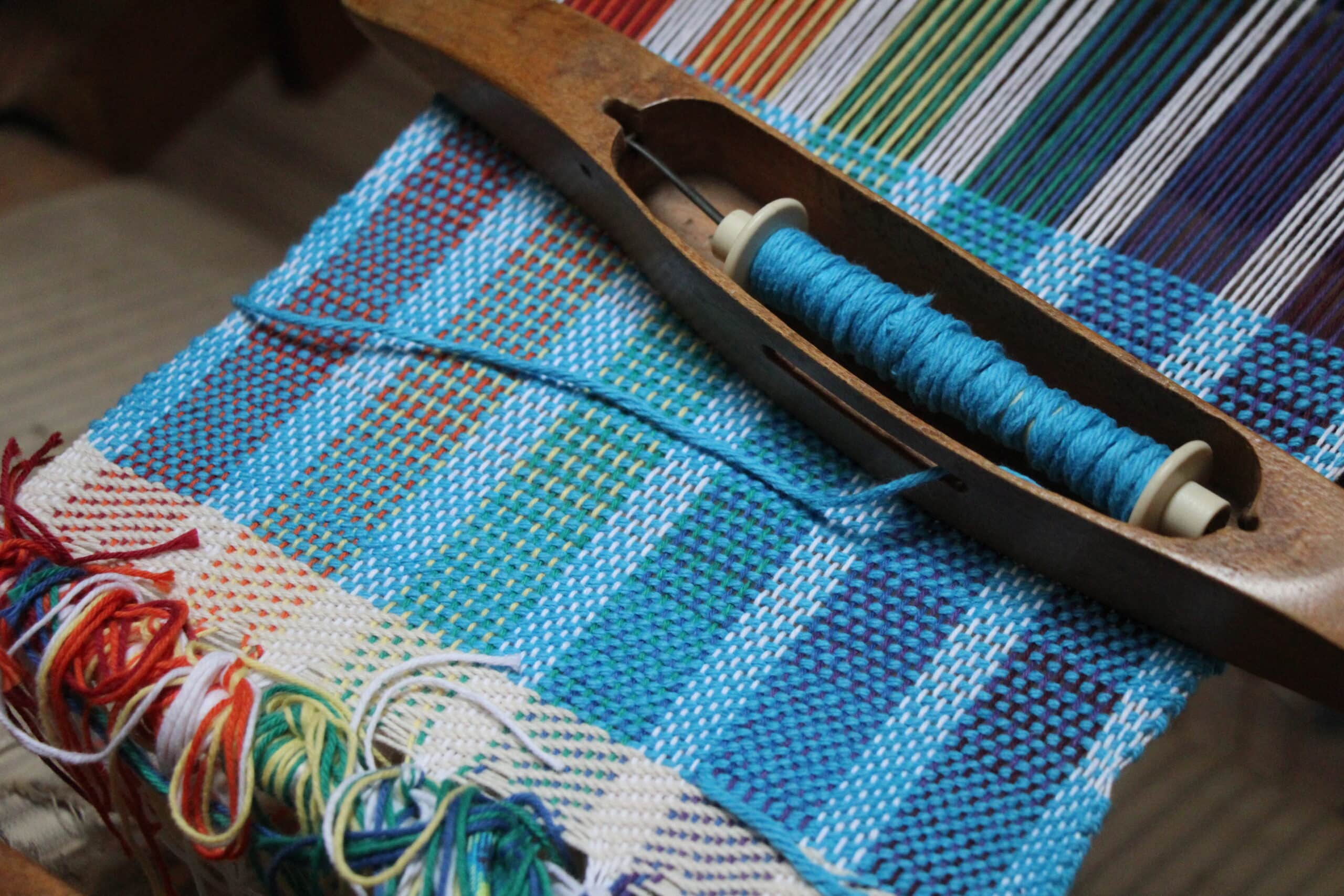 rockbrook weaving project for kids