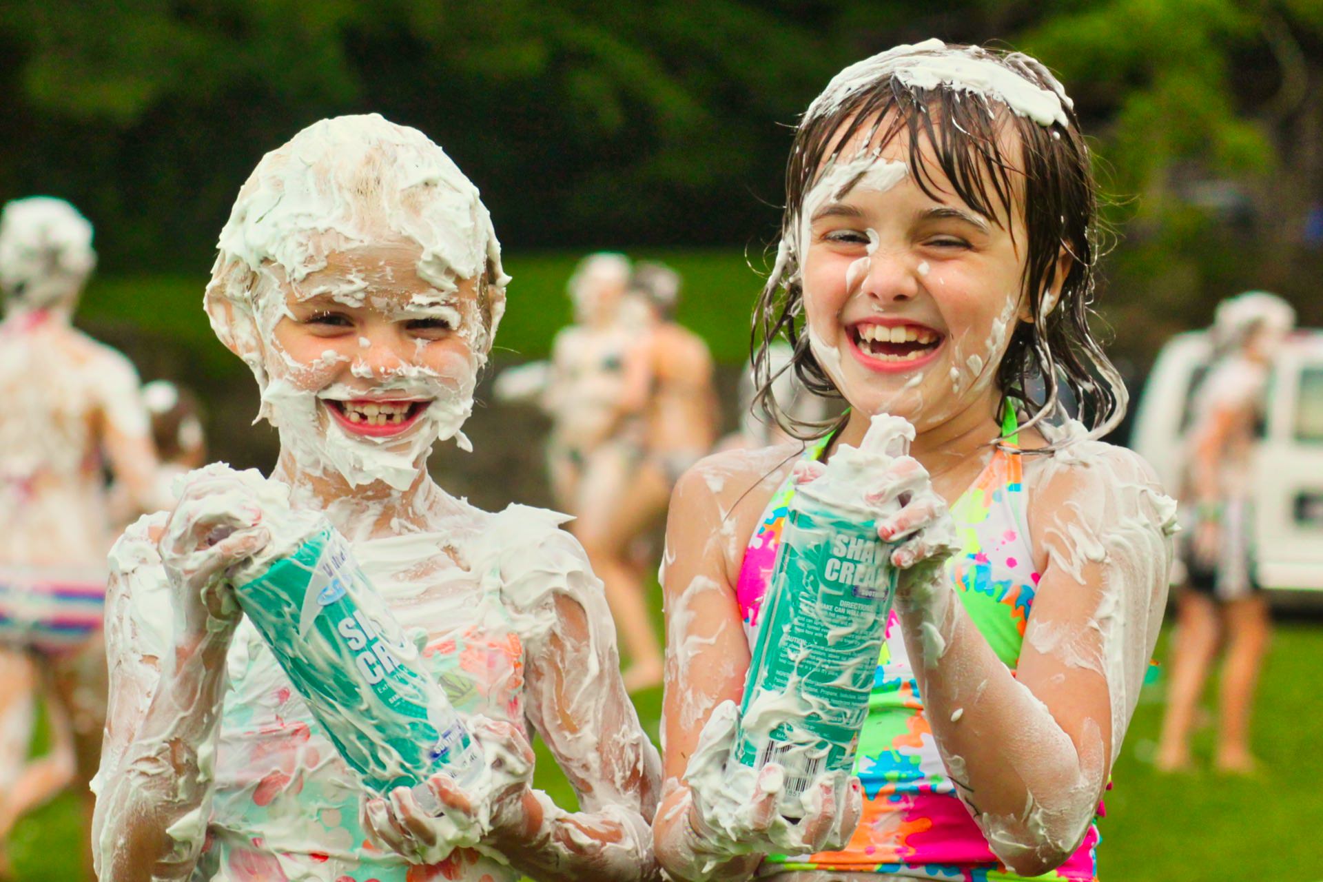 shaving cream child
