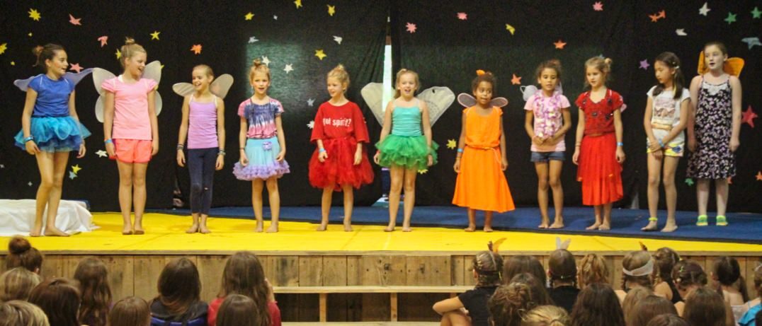 Camp musical production girls