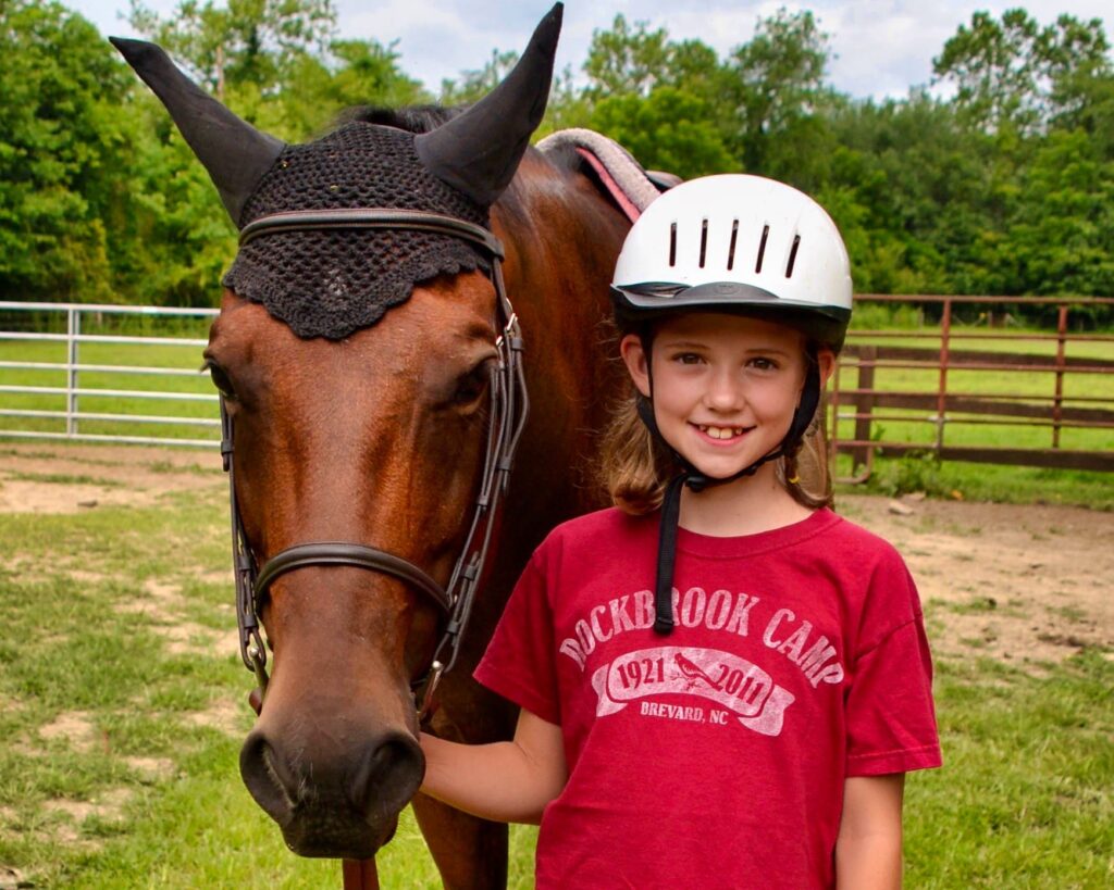 cute horse camp girl