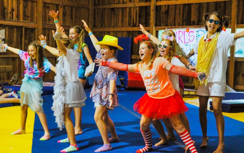 girl cabin group performing a song