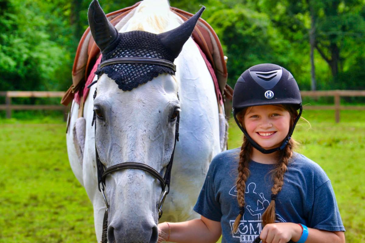 proud camp equestrian girl