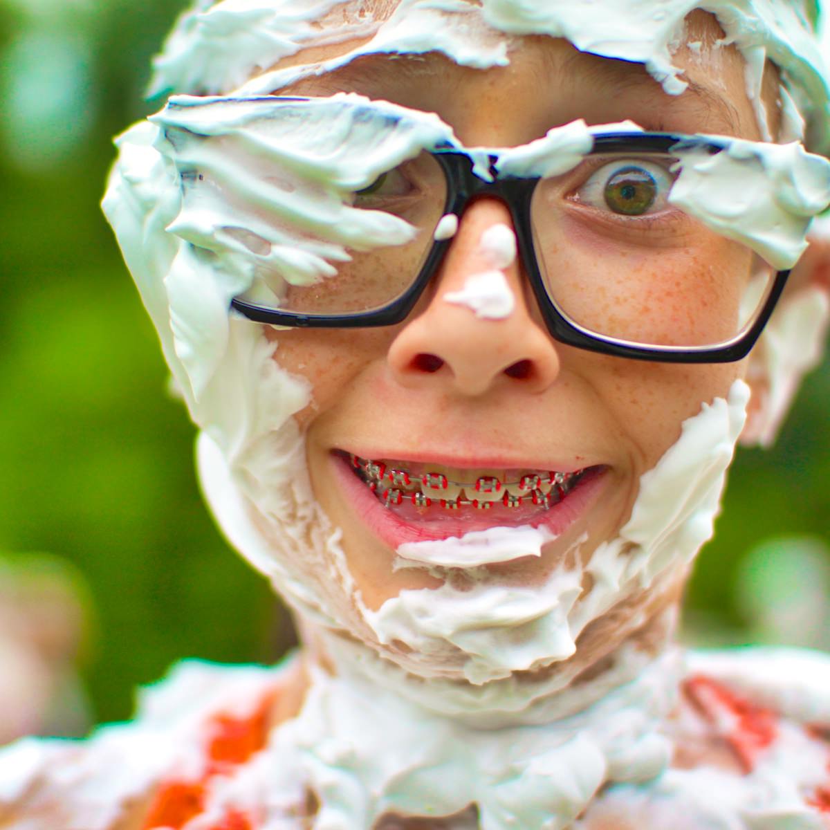 shaving cream face