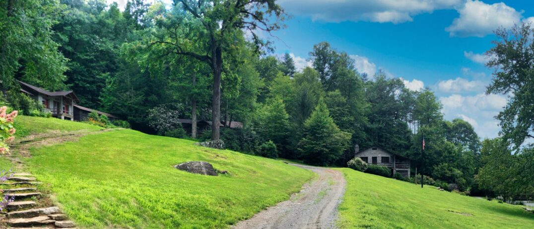 rockbrook camp view of hill