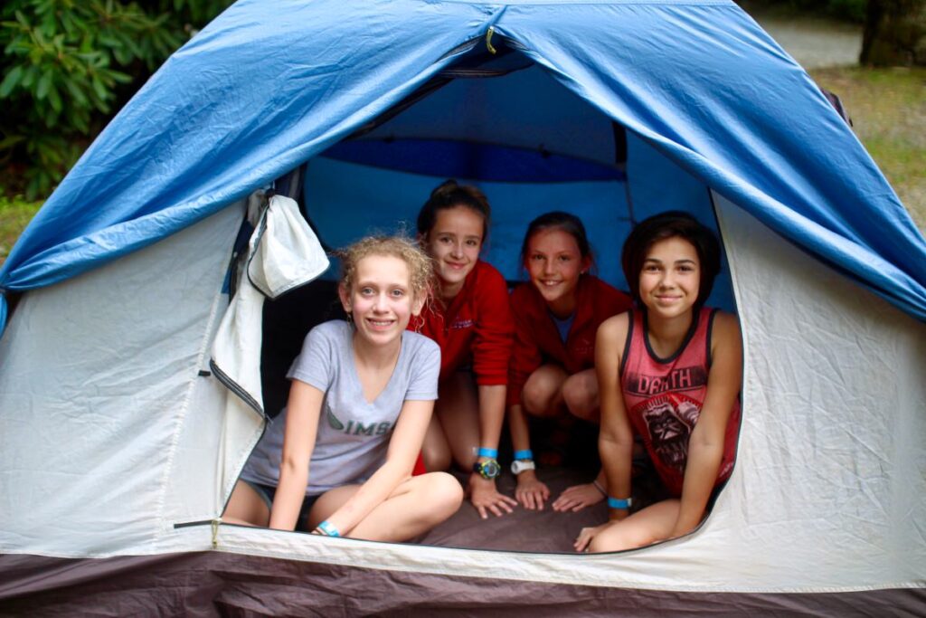 girl-camp-tent