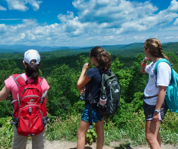 day hiking camp girls