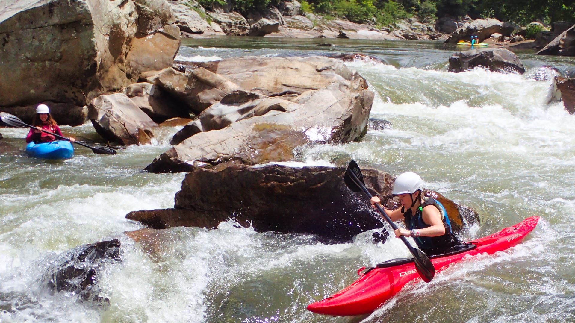 kid adventure kayaking