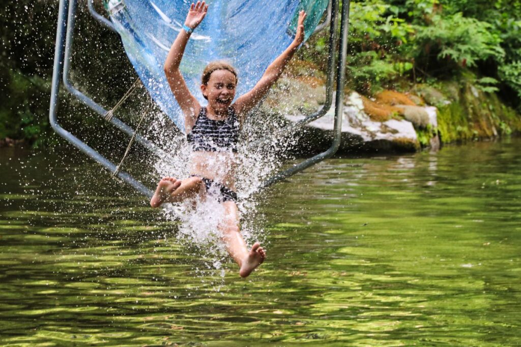 big camp water slide