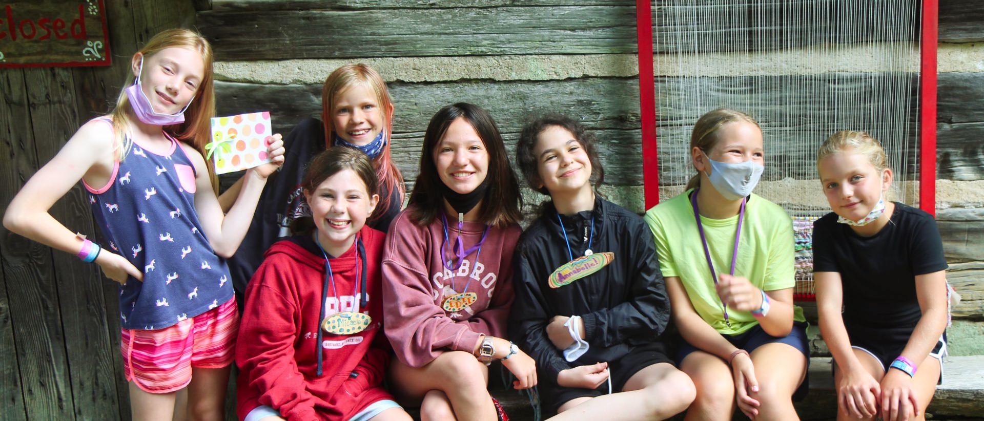 young girls at summer camp