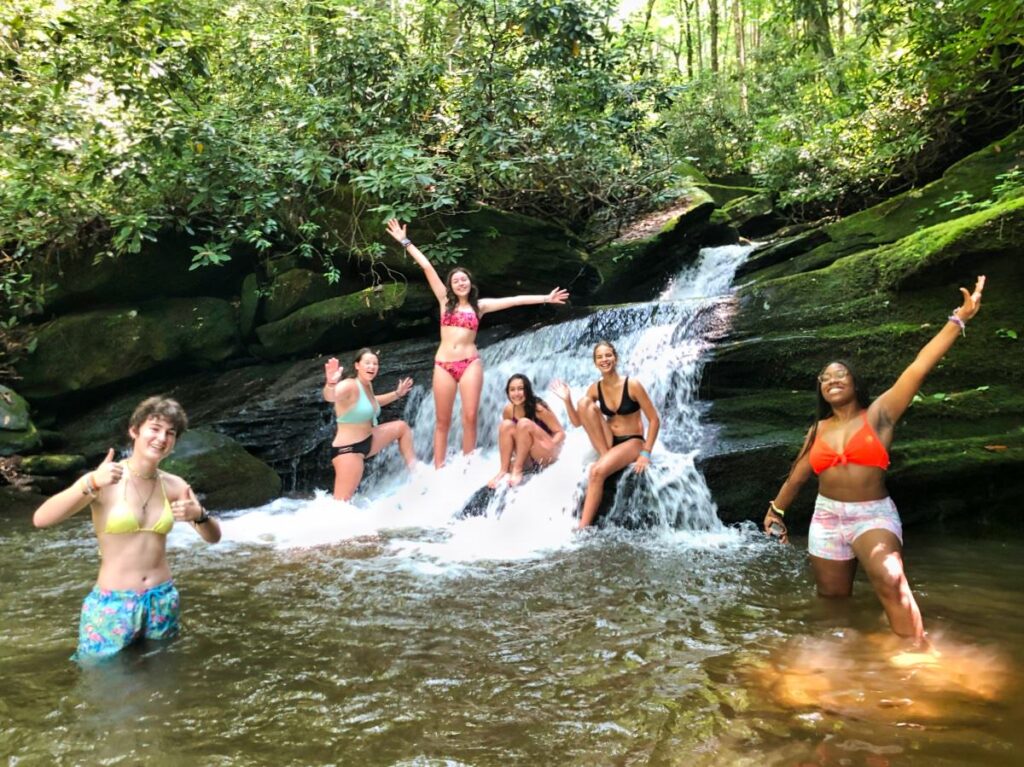 NC Creek swimming girls