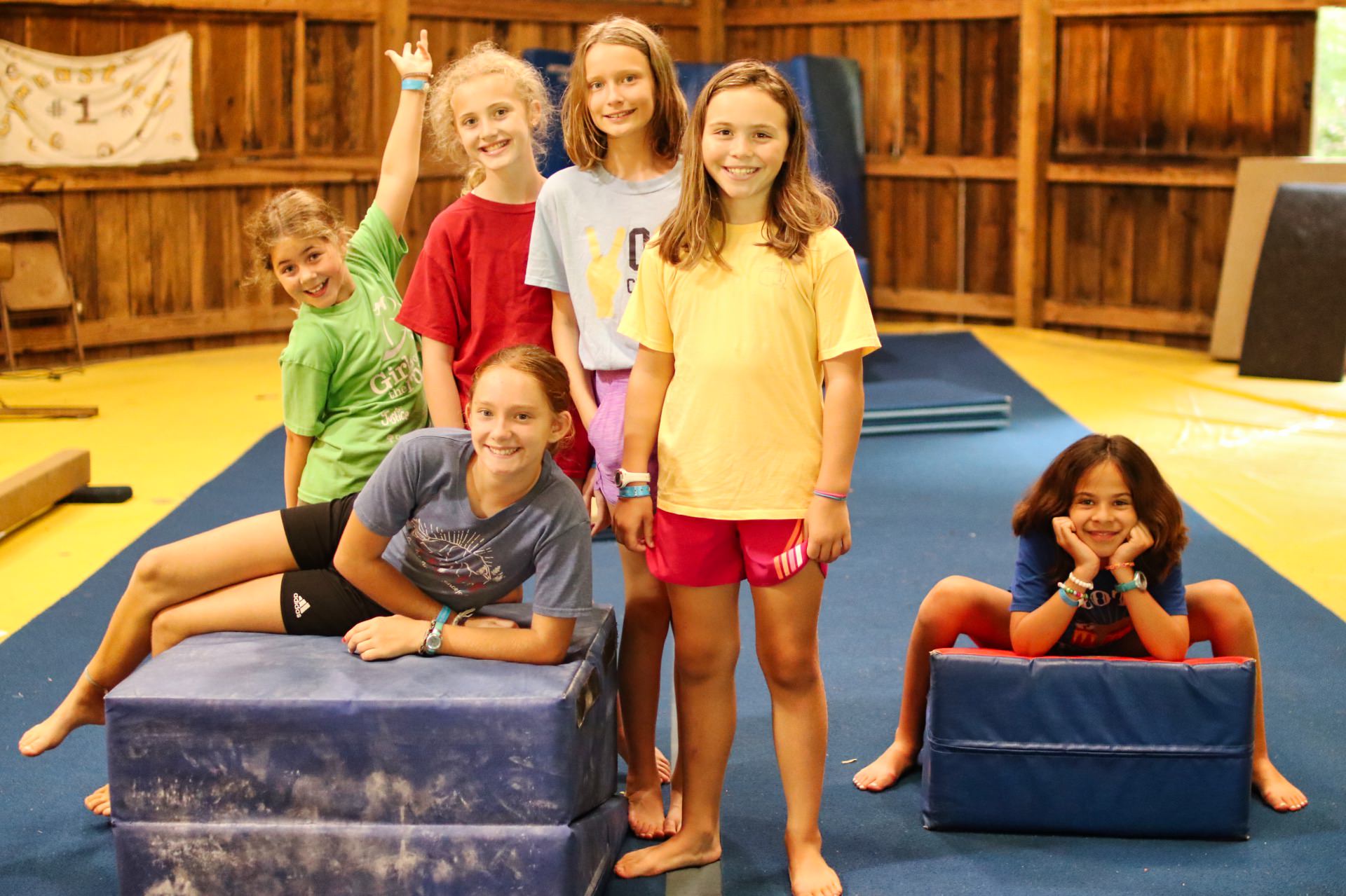 gymnastics camp kids