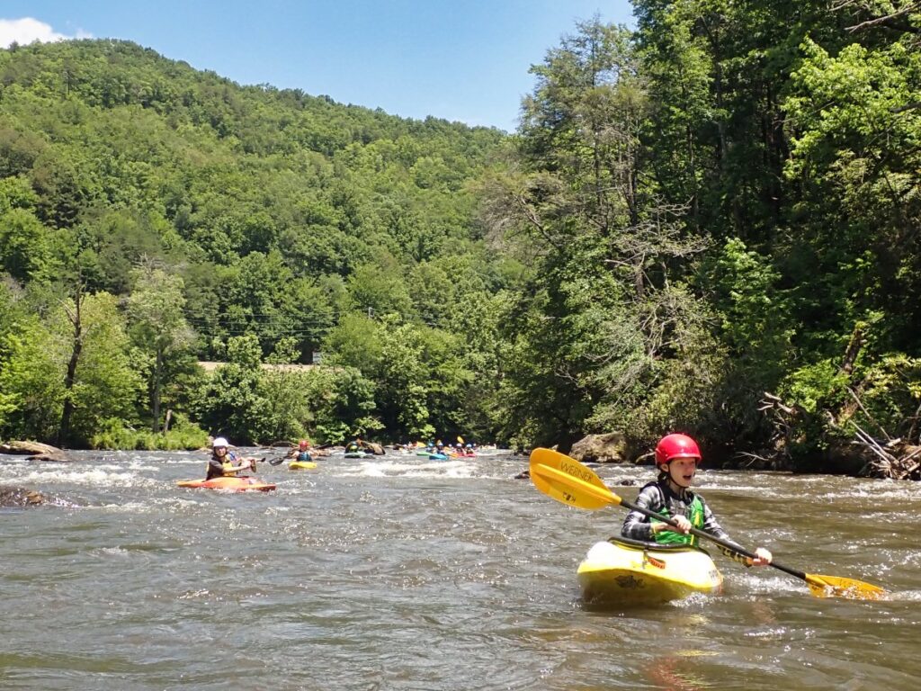 Kid Kayaking trip