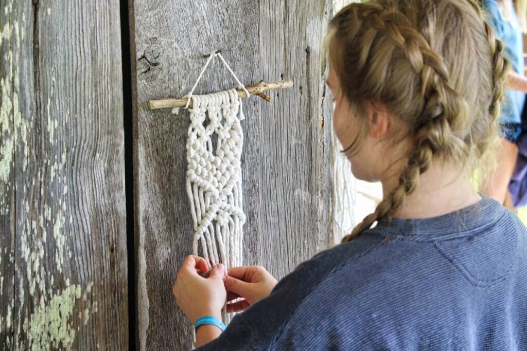 campers macrame project