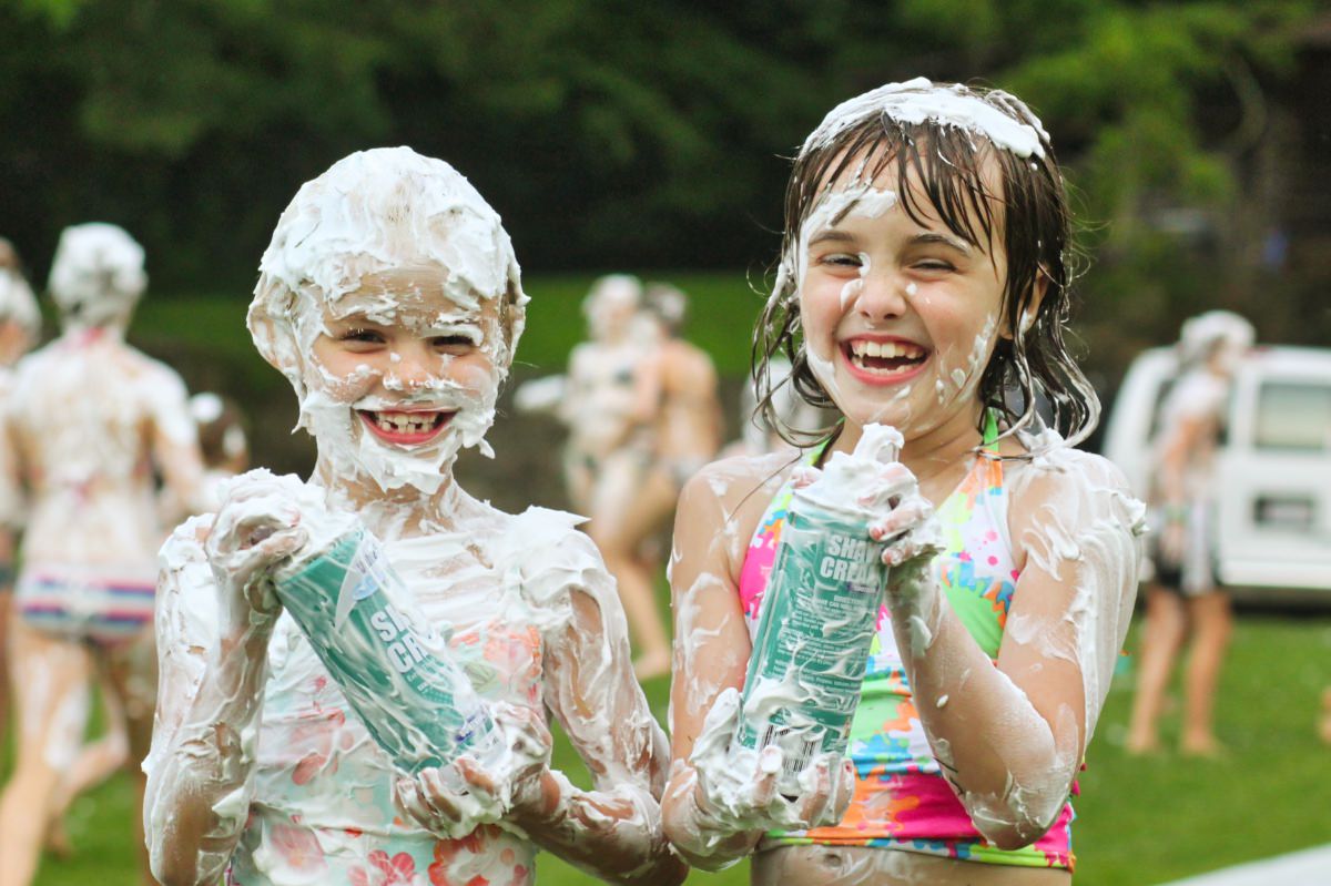 camp shaving cream child