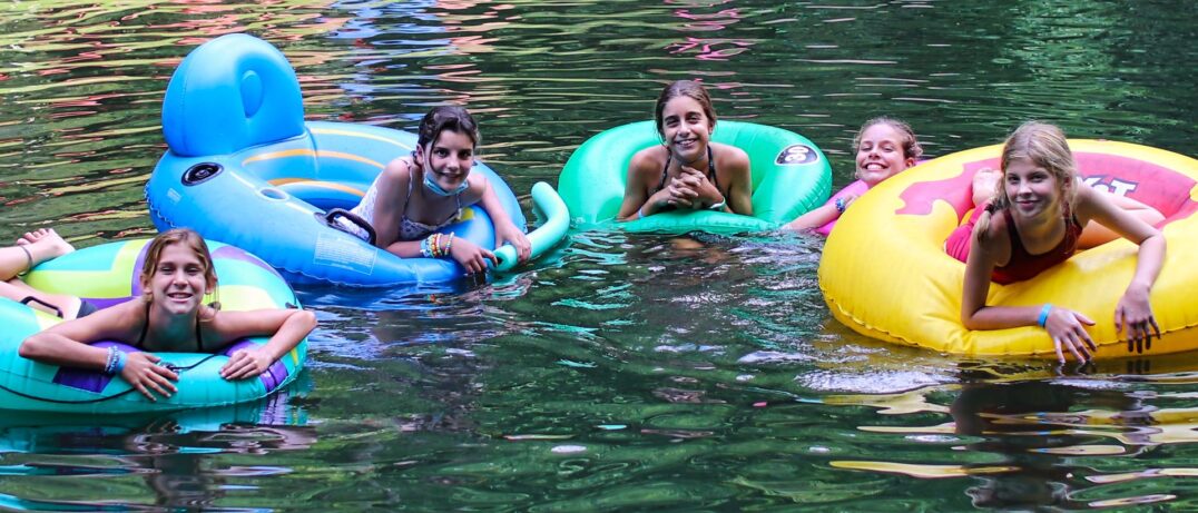 camp teenager swimming