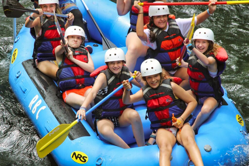 whitewater rafting camp