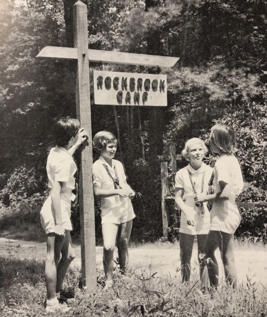 Rockbrook Camp Vintage Sign