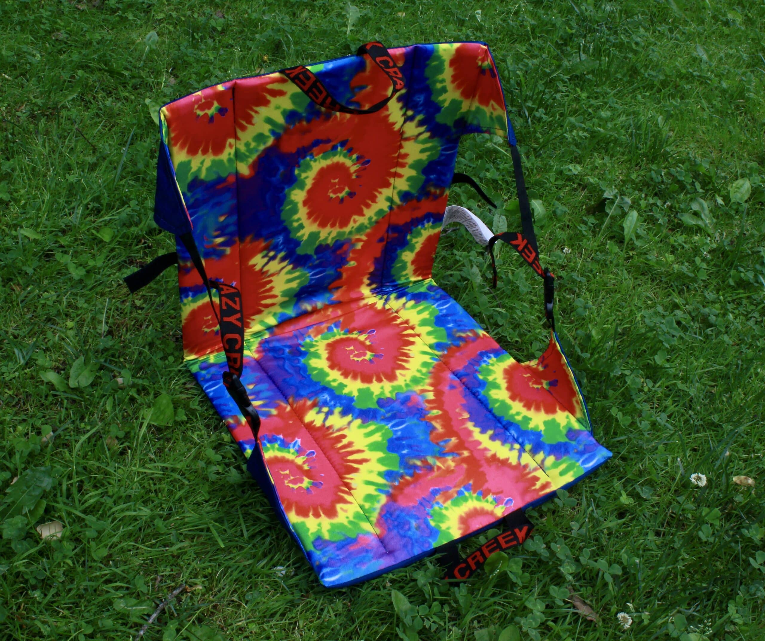 crazy creek tie-dye seat