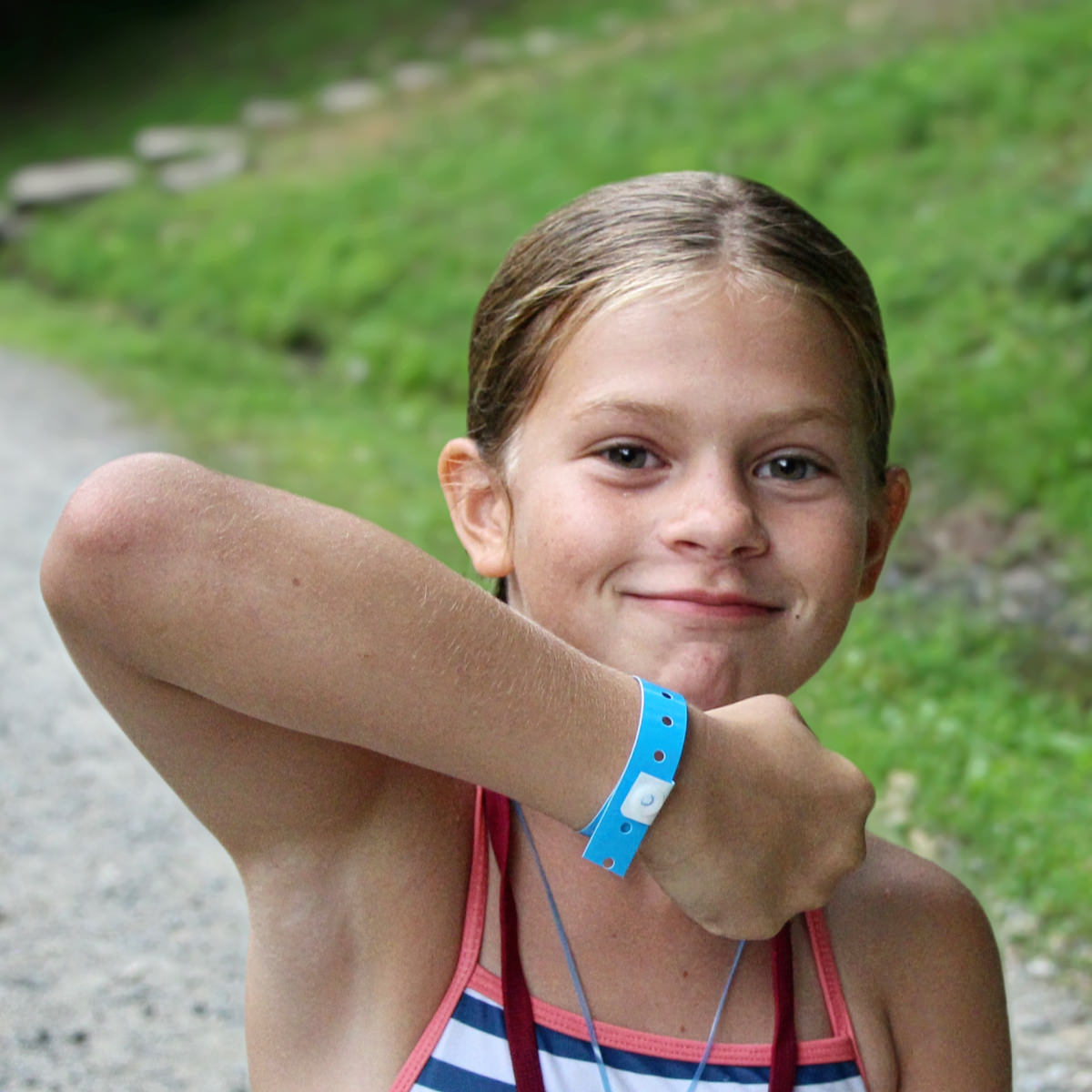 summer camp swim bracelet