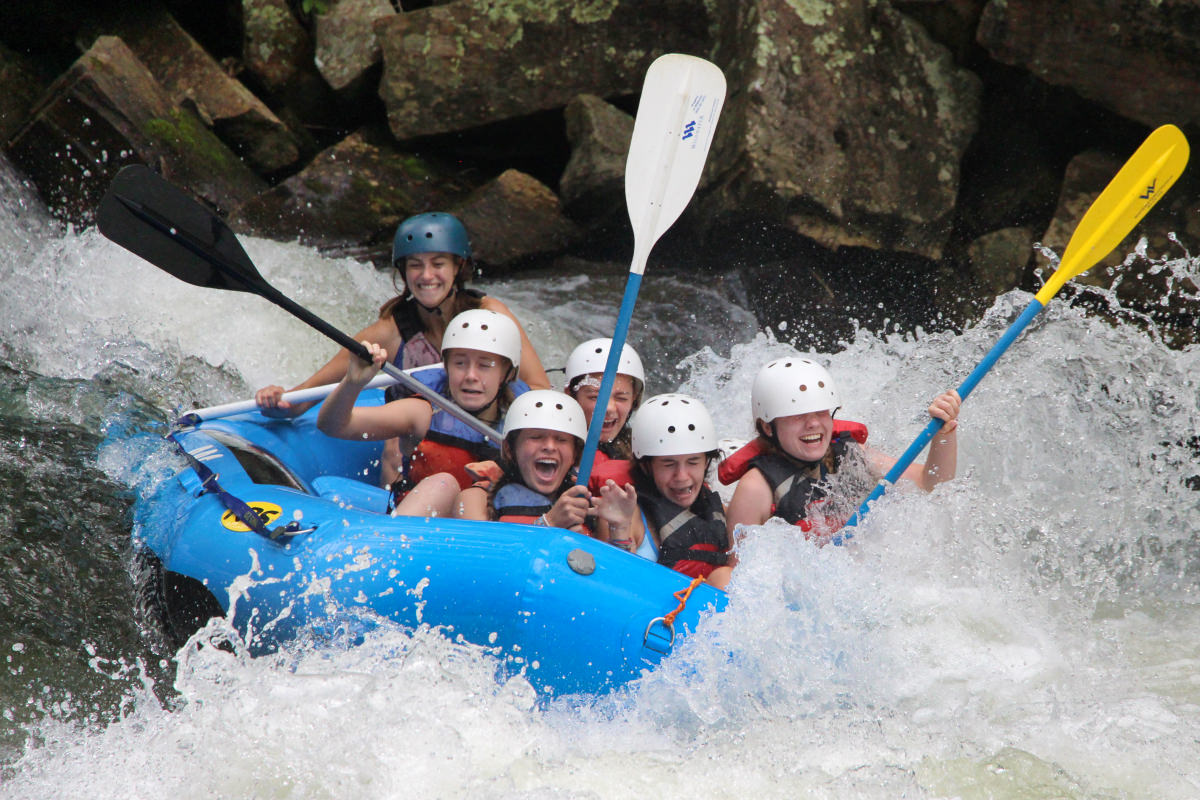 whitewater rafting crash