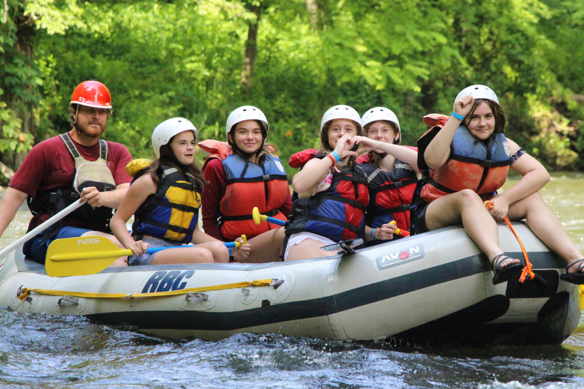 whitewater rafting heart