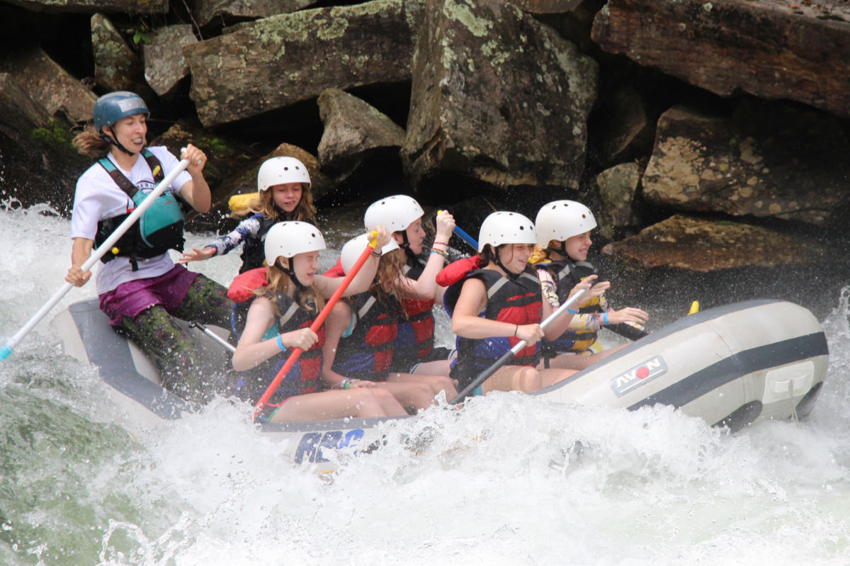 whitewater rafting rapids