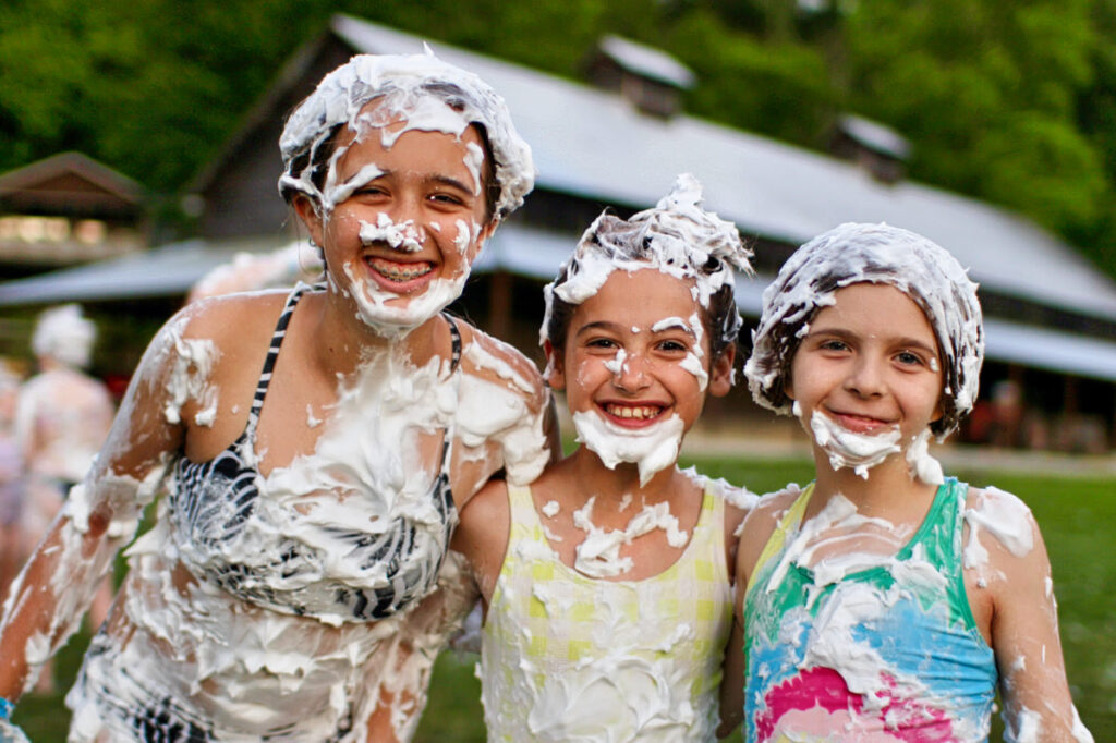 shaving creamed trio