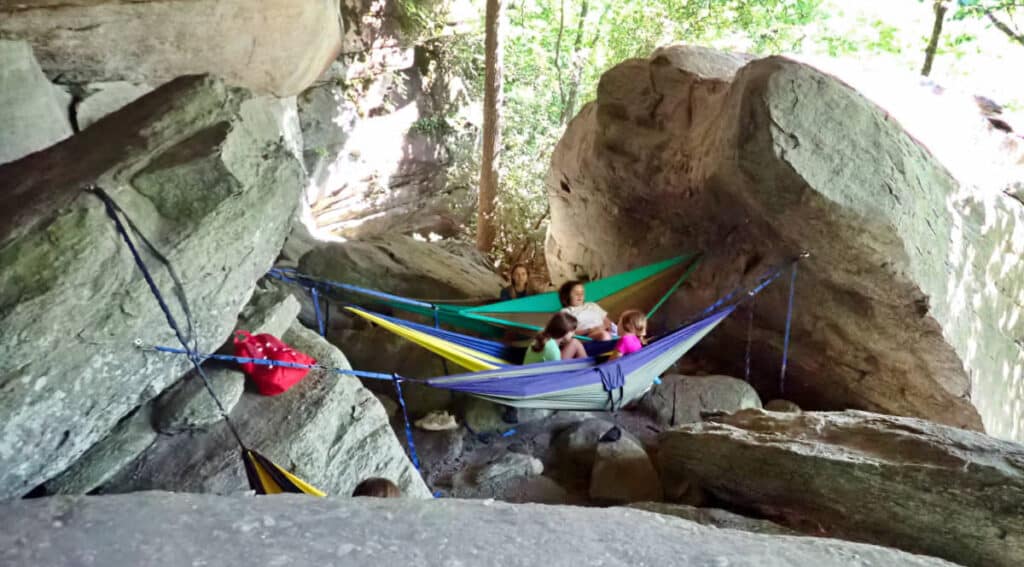 summer camp hammock nest