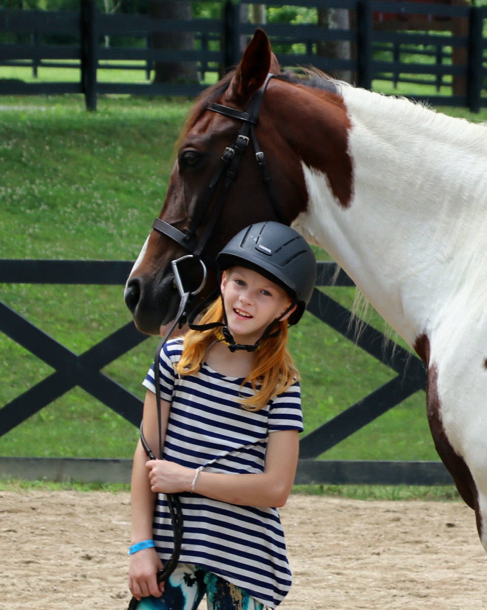 summer camp horse girl