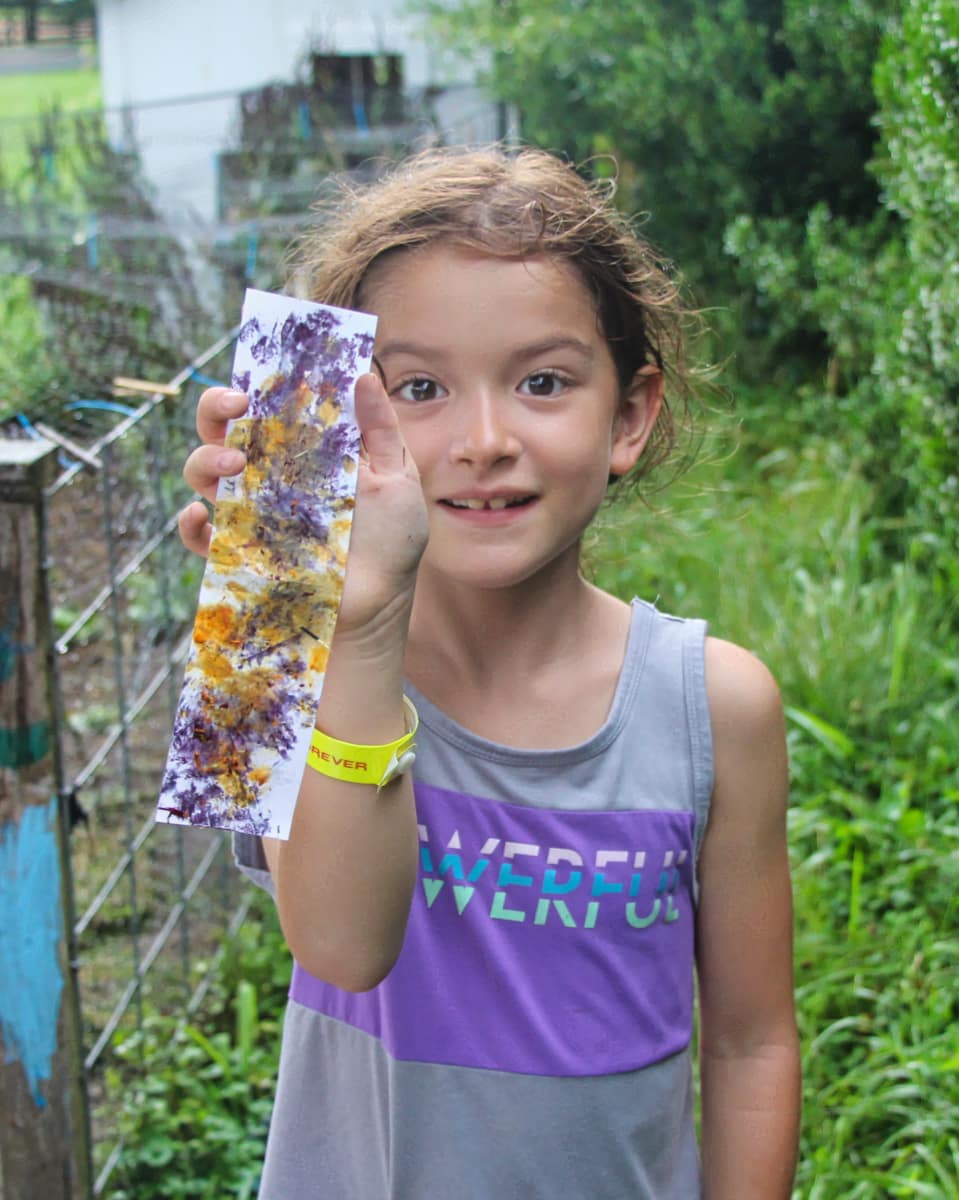 garden art flower project